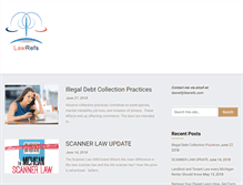 Tablet Screenshot of lawrefs.com